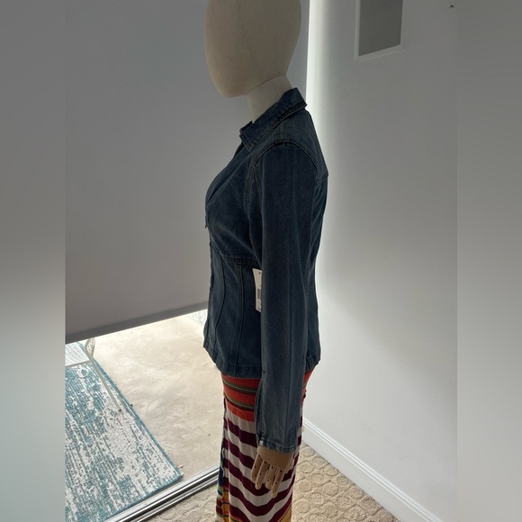 Blank NYC - metallic denim jacket - XS - Picture 4 of 12